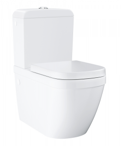 Grohe Euro Ceramic Pack WC à poser haut de gamme, alimentation arrière (39462999)